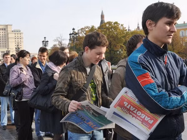 Người thất nghiệp ở Nga. (Nguồn: RIA Novosti)