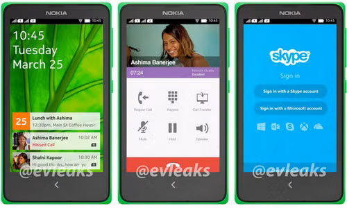 Ngày 25/3 xuất hiện trong những bức hình rò rỉ về Nokia Normandy chạy Android.