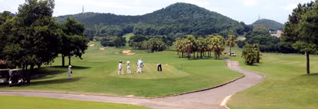 Một góc sân golf Ngôi sao Chí Linh.