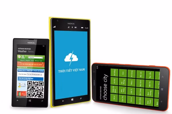 Download ngay ứng dụng Thời tiết Việt Nam bằng cách quét mã QR trong hình