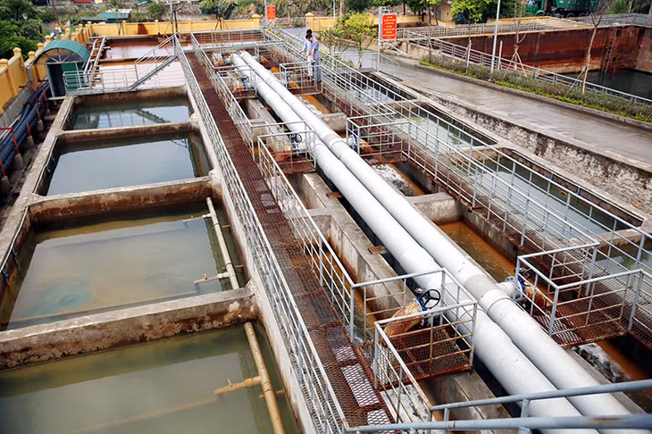 Đến nay, tất cả các mỏ của TKV đều có trạm xử lý nước thải. Ảnh: Việt Trung (CTV)