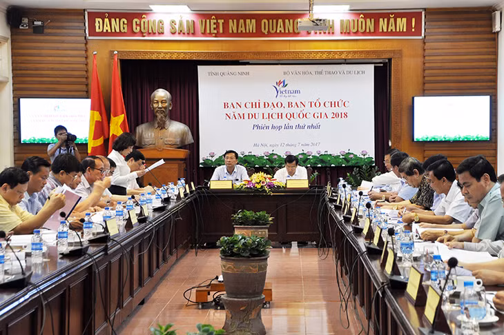 Phiên họp thứ nhất BCĐ, BTC Năm Du lịch quốc gia 2018 vừa mới được tổ chức tại Hà Nội vào trung tuần tháng 7.