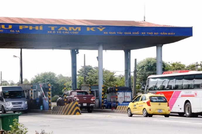 Trạm thu phí Tam Kỳ (Quảng Nam) sẽ triển khai dịch vụ ETC trong tháng 8 tới