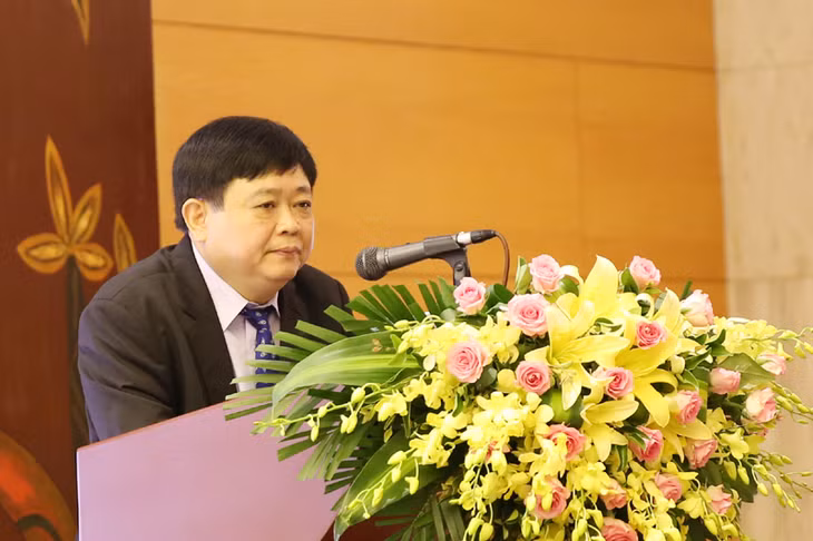 Đồng chí Nguyễn Thế Kỷ, Ủy viên BCH Trung ương Đảng, Tổng Giám đốc Đài Tiếng nói Việt Nam phát biểu tại lễ ký hợp tác