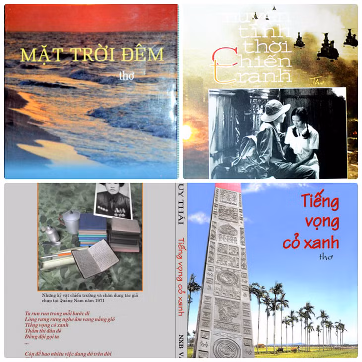 Một số tập thơ viết về chiến tranh của các tác giả Quảng Ninh.