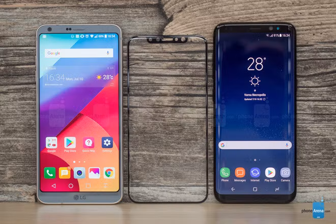 iPhone 8 với Galaxy S8 và LG G6