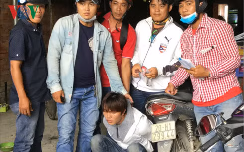 Đối tượng trộm cắp bị tóm gọn.