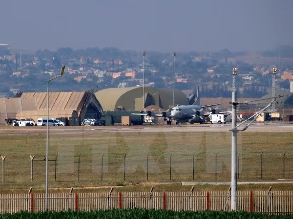 Căn cứ không quân Incirlik ở ngoại ô thành phố Adana, Đông Nam Thổ Nhĩ Kỳ. (Nguồn: AFP/TTXVN)