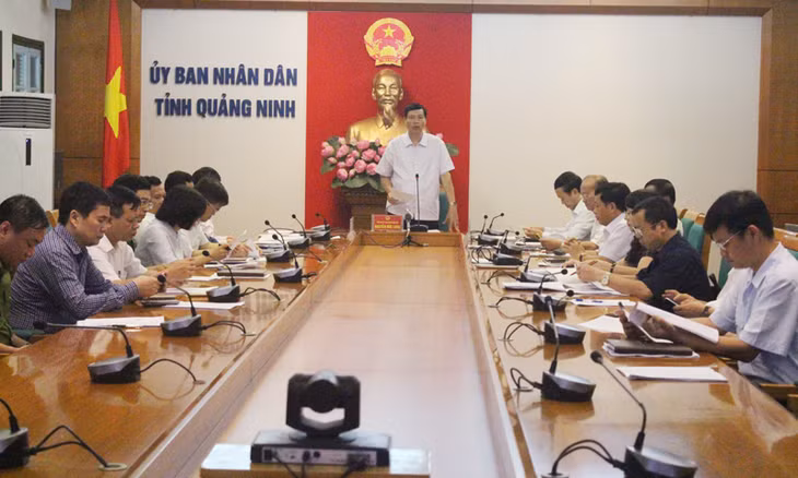 Chủ tịch UBND tỉnh Nguyễn Đức Long phát biểu chỉ đạo hội nghị.
