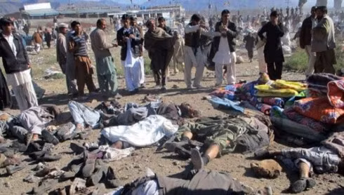 Một vụ đánh bom có yếu tố tôn giáo ở Pakistan. Ảnh: teleSur.