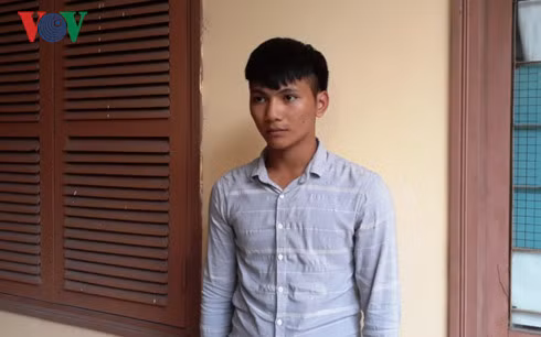Phan Bá Lãm tại cơ quan điều tra.