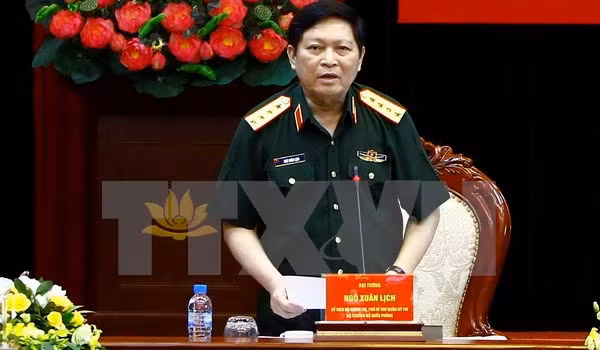 Đại tướng Ngô Xuân Lịch, Bộ trưởng Bộ Quốc phòng. (Ảnh: An Đăng/TTXVN)