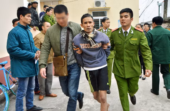 Đối tượng bị bắt giữ.