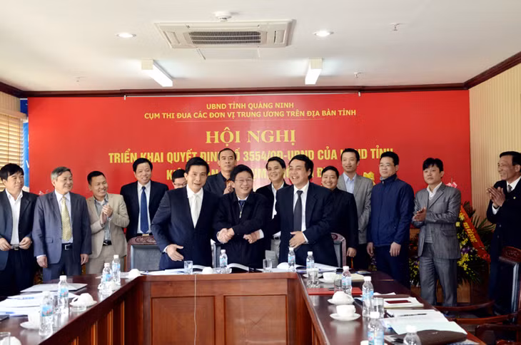 Các đơn vị thành viên trong cụm ký kết giao ước thi đua