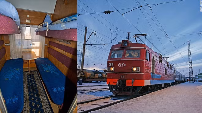 Tuyến đi xuyên Siberia được coi như 