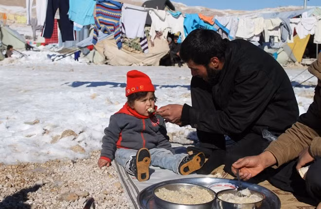Người tị nạn Syria. (Ảnh: northcountrypublicradio.org)
