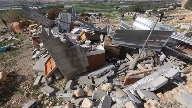 Một ngôi nhà của người Palestine ở Bờ Tây bị Israel phá hủy. (Nguồn: AFP)