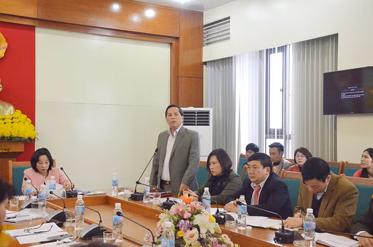 Lãnh đạo TP Hạ Long phát biểu tại hội nghị