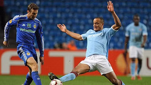 Man City (phải) sẽ có niềm vui trong lần trở lại sân Olimpiyskyi đêm nay?