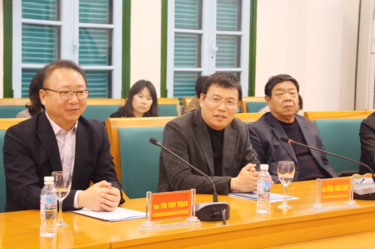 Ông Hồng Thiên Chúc Chủ tịch HĐQT Công ty CP Tập đoàn Texhongđánh giá cao những kết quả đạt được sự hợp tác giữa hai bên thời gian qua