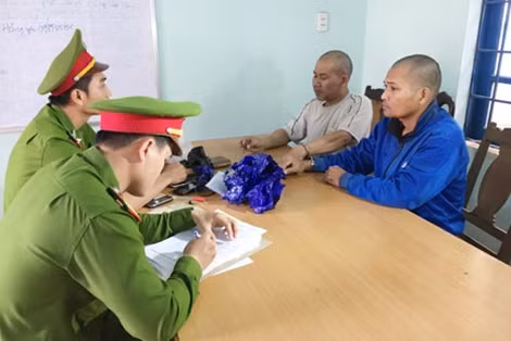 Cơ quan CA làm việc với hai đối tượng Y Thoan và Y Nuất.