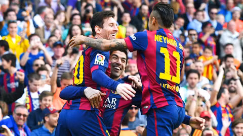 Phong độ thăng hoa của tam tấu Messi - Suarez - Neymar sẽ giúp Barca nghiền nát Gijon