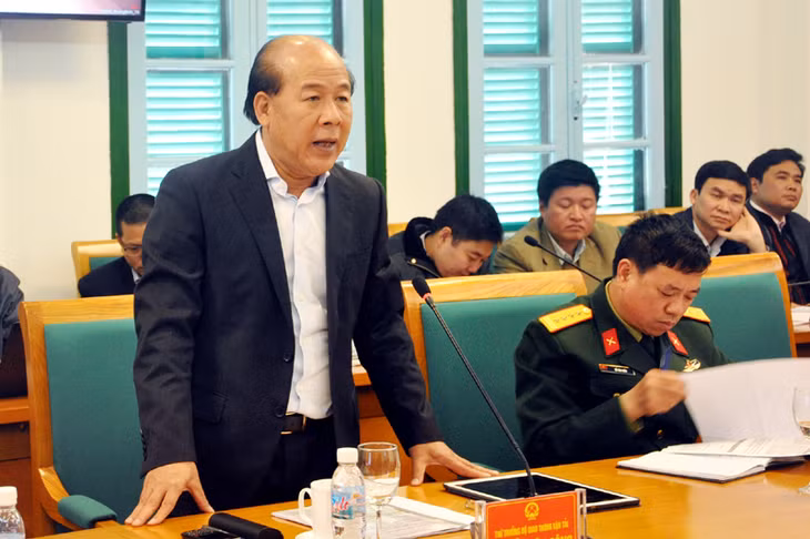 Đồng chí Nguyễn Văn Công, Thứ trưởng Bộ GTVT kết luận buổi làm việc