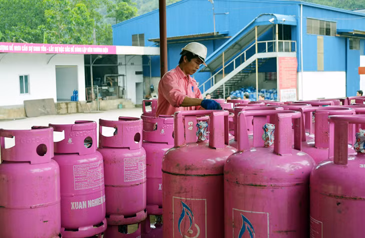 Trạm chiết nạp gas của Công ty TNHH Thương mại và Dịch vụ Xuân Nghiêm (TP Cẩm Phả).