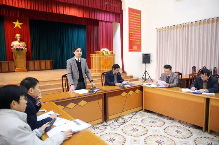 Đồng chí Vũ Văn Diện, Phó Chủ tịch UBND tỉnh kết luận buổi làm việc.