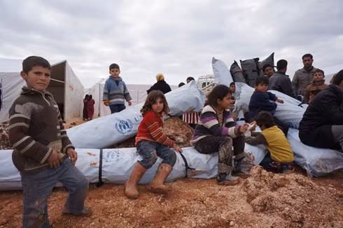 Trẻ em tị nạn. Ảnh: UNrefugees.