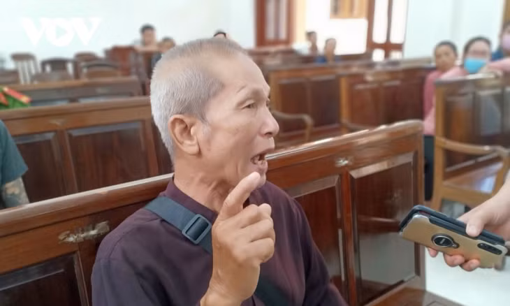 Ông Trần Hữu Sỹ tại phiên toà phúc thẩm.