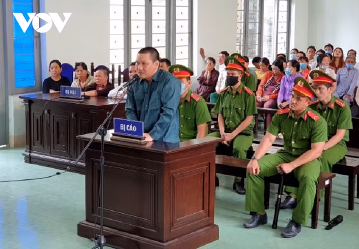 Bị cáo Nguyễn Thanh Tâm.