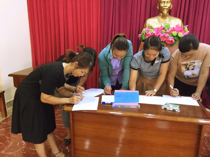 Các hội viên phụ nữ trên địa bàn huyện Ba Chẽ - là thành viên của mô hình 