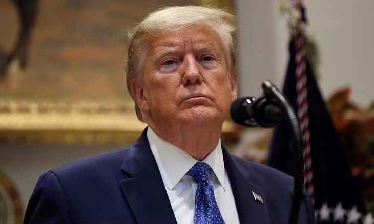 Tổng thống Mỹ Donald Trump trong một sự kiện về phản ứng với Covid-19 tại Nhà Trắng hôm 19/5. Ảnh: Reuters.