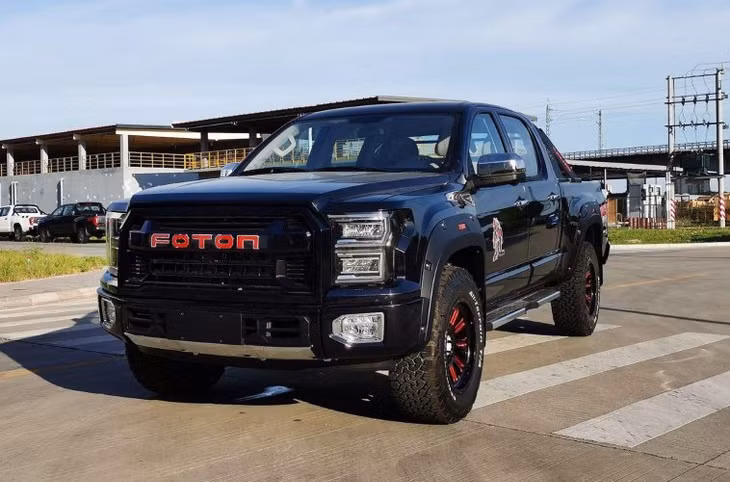 Những đường nét bên sườn của Foton Big General cũng giống F-150. Ảnh: Foton