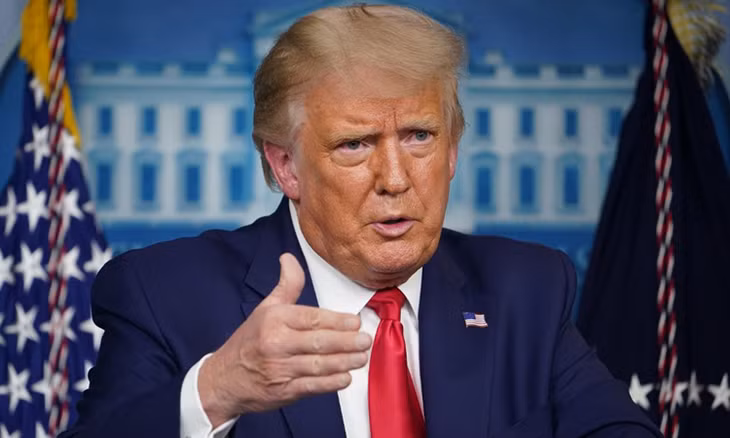 Tổng thống Mỹ Donald Trump tại cuộc họp báo ở Nhà Trắng hôm 16/9. Ảnh: AFP.