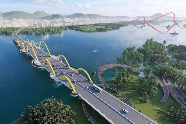 Phối cảnh Cầu Cửa Lục 1.