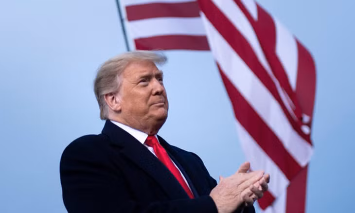 Tổng thống Mỹ Donald Trump tại cuộc vận động tranh cử ở bang Bắc Carolina hôm 19/9. Ảnh: AFP.