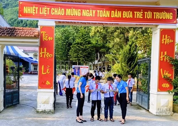 Tỷ lệ bao phủ bảo hiểm y tế học sinh sinh viên đã phát triển ổn định và tăng dần qua các năm. (Ảnh: PV/Vietnam+)