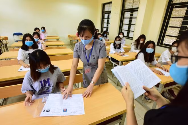 Thí sinh tham dự thi tốt nghiệp THPT 2020.