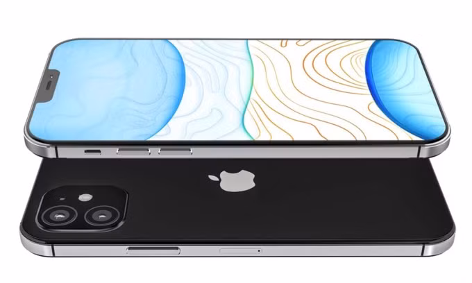 iPhone 12 có thiết kế khung viền mới, giống iPad Pro và iPhone 5s. Ảnh: Phone Arena.
