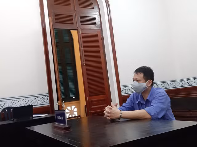 Bị cáo Lâm tại tòa.