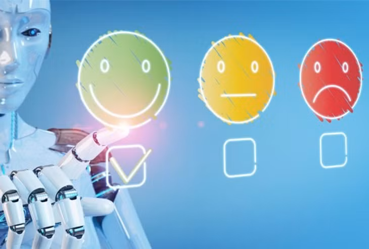 AI giúp cho khách hàng hài lòng hơn với dịch vụ và cách làm việc của doanh nghiệp. Ảnh: codeburst.io
