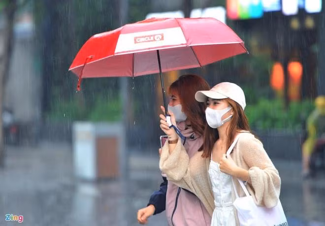 Miền Bắc có mưa rào và dông nhiều nơi. (Ảnh: Zing.vn)