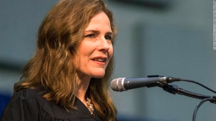 Bà Amy Coney Barrett. Ảnh: AP