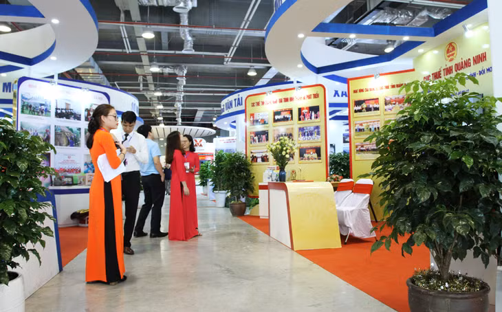Nhiều gian trưng bày được thiết kế ấn tượng.