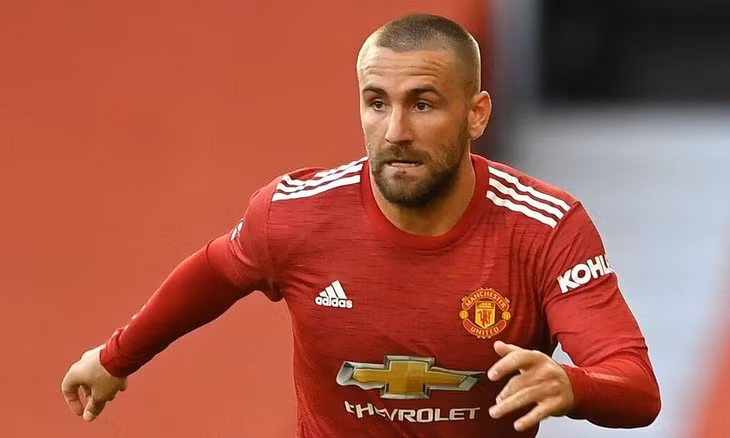 Man Utd đang muốn chiêu mộ hậu vệ trái - vị trí của Luke Shaw. Ảnh: Reuters