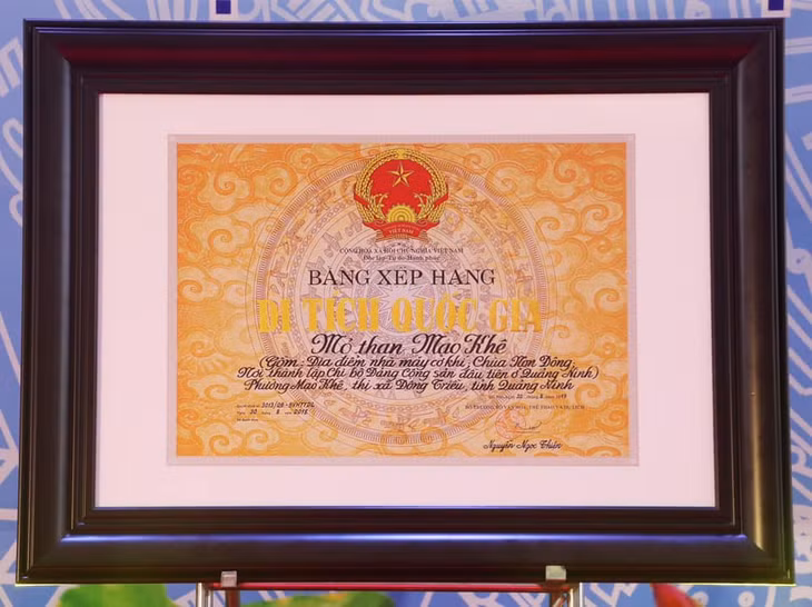 Bằng xếp hạng.