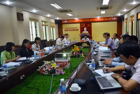 Quang cảnh buổi nghiệm thu