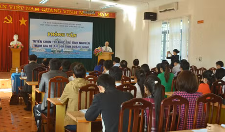 Các ứng viên tham gia tuyển chọn.